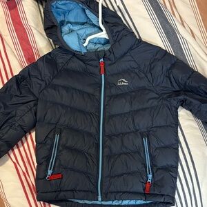 L.L. Bean Navy Blue Down Puffer Jacket 4T